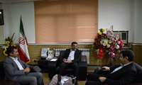 دیدار مدیر عامل شرکت شهرکهای صنعتی گلستان با فرماندار شهرستان علی آباد کتول